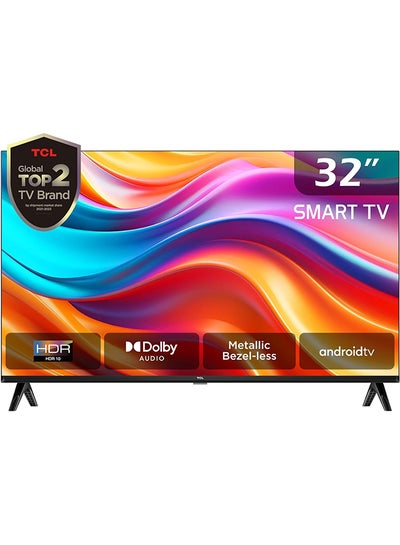 اشتري 32 Inch FHD Smart Android TV, HDR 10, Dolby Audio, Micro Dimming, Metallic Bezel-less Design (2024 Model) 32S5400AF Black في الامارات