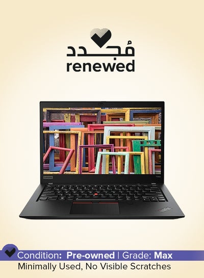 Buy Renewed - ThinkPad T490s Laptop With 14-Inch Display,Intel(R)-Core(TM)-i7/Quad Core/8th Gen/16GB RAM/512GB SSD/Windows 10 Pro English Black in Saudi Arabia