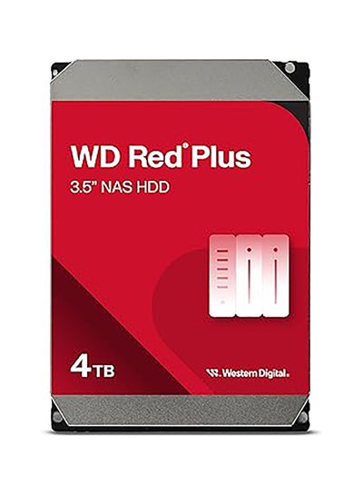 اشتري قرص صلب RED PLUS سعة 4 تيرابايت بسعة 256 ميجابايت SATA 6 جيجابايت/ثانية -WD40EFPX في الامارات