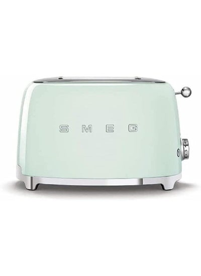 Buy Smeg Tsf01Pguk, 50's Retro Style 2 Slice Toaster,6 Browning Levels,2 Extra Wide Bread Slots, Defrost And Reheat Functions, Removable Crumb Tray, Pastel Green, 1 Year Warranty 100 W Tsf01Pguk Green in UAE