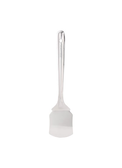 اشتري Royalford 34.5 CM Stainless Steel Basting Turner- RF11491 Large Stainless Steel Head With A Long Handle Perfect For Flipping, Lifting And Transferring Food SILVER في الامارات