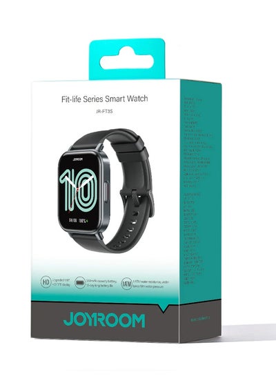 Buy JR-FT3 S Smart Watch IP 68 Waterproof Answer/Make Call, Supports the Arabic language, Compatible with iPhone Android Phone, Fitness Tracker Heart Rate Monitor Watch Black in Egypt