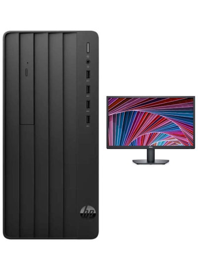 Buy 290 Tower PC, Core i3-12400  Processor/16GB RAM/1TB SSD/Intel UHD 600 Graphics/Windows 11 With Keyboard-Mouse 2GB Vga + Monitor 24 Inch Black in Saudi Arabia