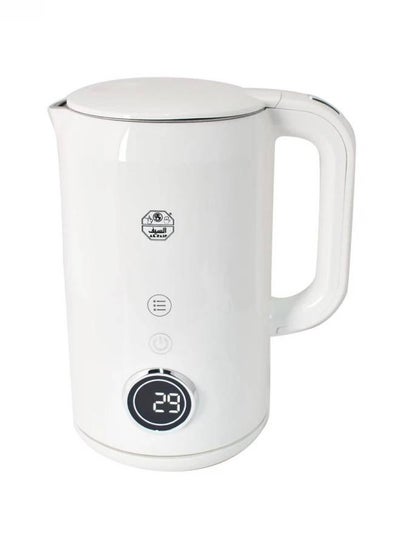 اشتري Digital Electric Kettle 1.7 L 2200 W E03238 White في السعودية