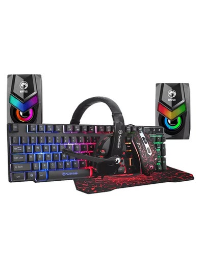 Buy CM-390 PRO 6-in-1 STARTER KIT ( Keyboard, Mouse, Headset, Mouse Pad & Speakers) in Egypt