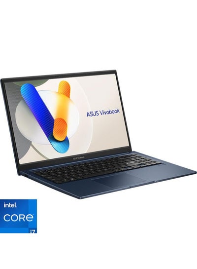 Buy VivoBook Laptop X1504VA-NJ121W With 15.6-Inch Display, Core i7-1355U Processor/16GB RAM/512GB SSD/Intel Iris XE Graphics/Windows 11 English/Arabic Quiet Blue in Saudi Arabia