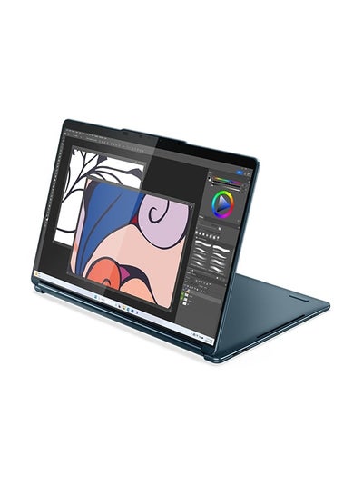 Buy Yoga Book 9 13IMU9 Laptop With 13.3-Inch Display, Core Ultra 7 Processor/32GB RAM/1TB SSD/Intel UHD Graphics/Windows 11 Home English/Arabic Tidal Teal in Saudi Arabia