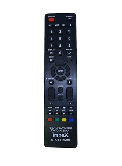 Buy Remote Control For Impex , VIDEOCON , GEEPAS Smart TV BLACK in UAE