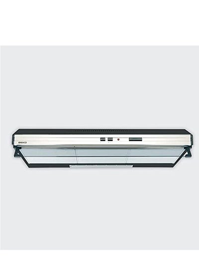 اشتري Flat Built-In (Under-Cabinet) Hood - 90 Cm - Stainless Steel - 2 Motors -TURKEY - Black-Silver -CFB 9433 XFE 238 W 9206303200 Silver Black في مصر