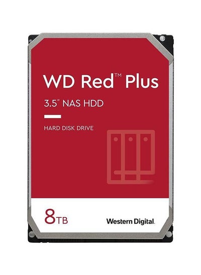 اشتري محرك أقراص صلبة داخلي Red Plus SATA 6 Gb/s NAS بسعة 8 تيرابايت، عامل شكل 3.5 بوصة، حجم ذاكرة تخزين مؤقتة 256 ميجابايت، سرعة 7200 دورة في الدقيقة، واجهة SATA 6 Gb/s، برنامج NASware الثابت للتوافق في الامارات