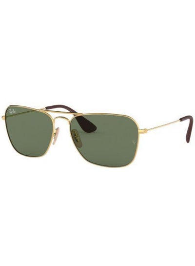 Buy Men's UV Protection Rectangular Shape Sunglasses RB-3610-58-001/71 - Gold in Saudi Arabia