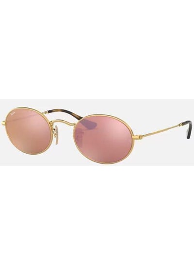 اشتري Women's UV Protection Oval Shape Sunglasses RB-3547N-51-001/Z2 - Gold في السعودية