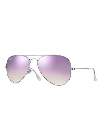 Buy Women's UV Protection Aviator Shape Sunglasses RB-3025-58-019/7X - Silver in Saudi Arabia