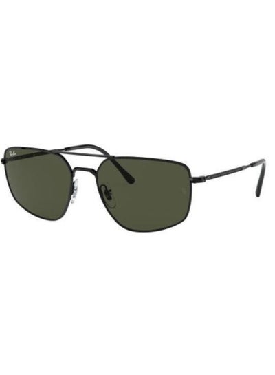 Buy Men's UV Protection Rectangular Shape Sunglasses RB-3666-56-002/31 - Black in Saudi Arabia