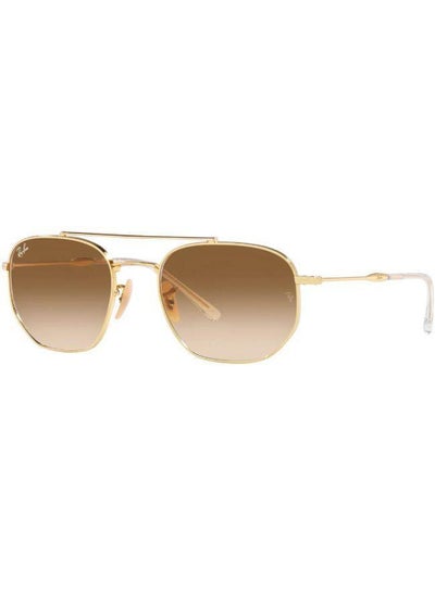 Buy Men's UV Protection Square Shape Sunglasses RB-3707-57-001/51 - Gold in Saudi Arabia