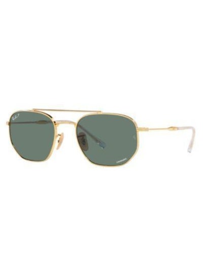 Buy Men's UV Protection Square Shape Sunglasses RB-3707-57-001/O9 - Gold in Saudi Arabia