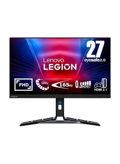 Buy Legion R27i-30 Gaming Flat Monitor, 27" FHD IPS Display, Up to 180Hz Refresh Rate, 0.5ms (MPRT) Response Time, AMD FreeSync Premium & Adaptive Sync Compatible, 67B5GAC1AE Raven Black in Egypt