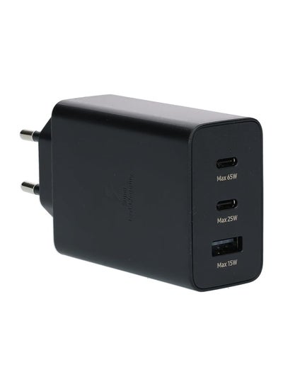 Buy Trio 65W PD Travel Adapter 2 Pin Black in UAE