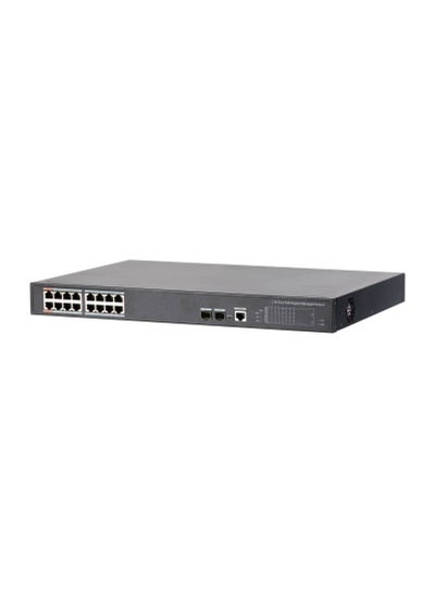 Buy 16-Port PoE Gigabit Managed Switch Black in Egypt