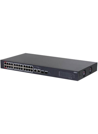 Buy 26-Port Cloud Managed Desktop Switch with 24-Port PoE Black in Egypt