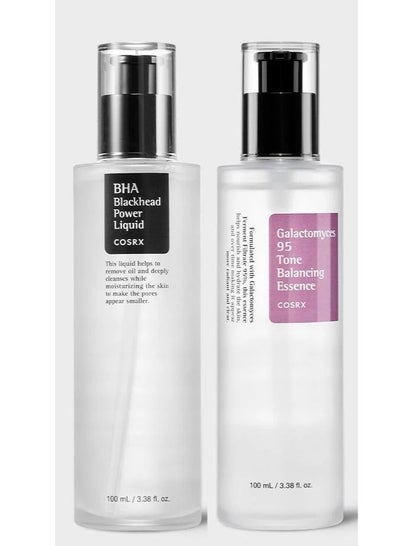 Buy 2-Piece - Bha Blackhead Power Liquid Clear 100ml and Galactomyces 95 Tone Balancing Essence 100ml 2 X 100 MLml in Egypt