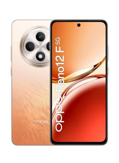 Buy Reno 12F 5G Dual SIM Amber Orange 12GB RAM 256GB - Middle East Version in Saudi Arabia