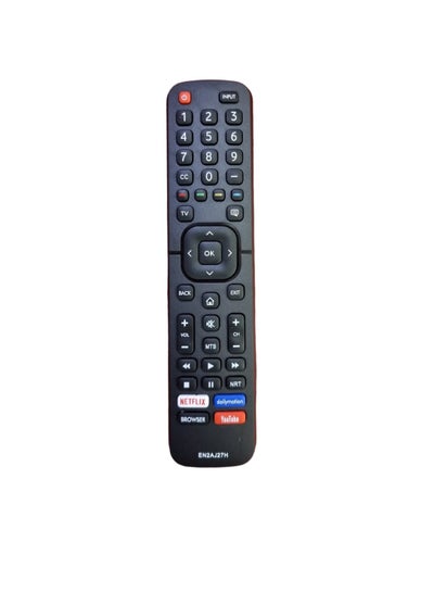 اشتري Replacement Remote Control For Hisense Smart tv Black في الامارات