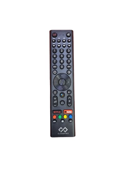 Buy Replacement Remote Control Compatible with Chang hong TV, Chiq TV, Class Pro TV black in UAE