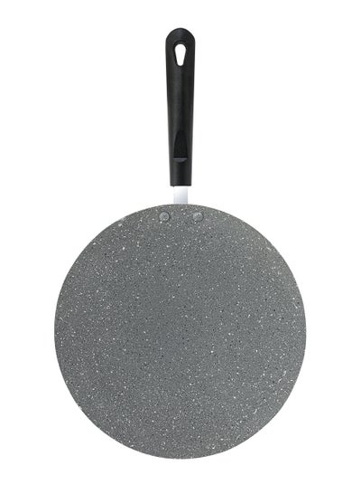 Buy Smart Granite Series Tawa, Forged Aluminium Layer | 5 Layer Construction | Bakelite Handle | 28cm Multi-Functional Aluminum Pan Suitable For Crepe Chapatti Pancakes Roti Dark Grey 28cm in Saudi Arabia