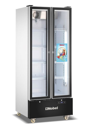 اشتري 560L Gross /436L Net Capacity Double Door Upright Chiller, Electronic Control, R290 Refrigerant 436 L 300 W NSF850 Black/White في الامارات