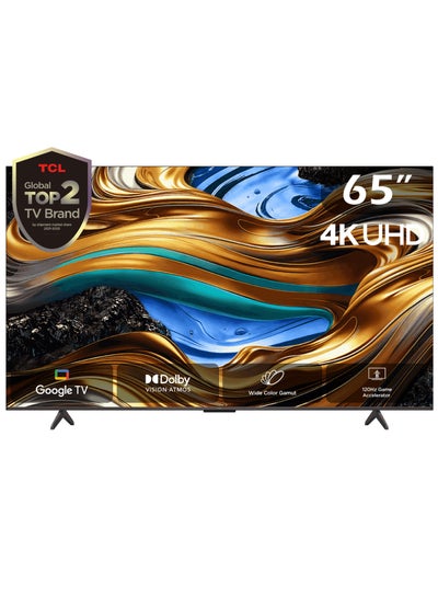 Buy 65 Inch 4K WCG UHD HDR10+ Google DLG 120HZ  , (2024), built In Receiver - 65P755 Brushed Titanium in Saudi Arabia