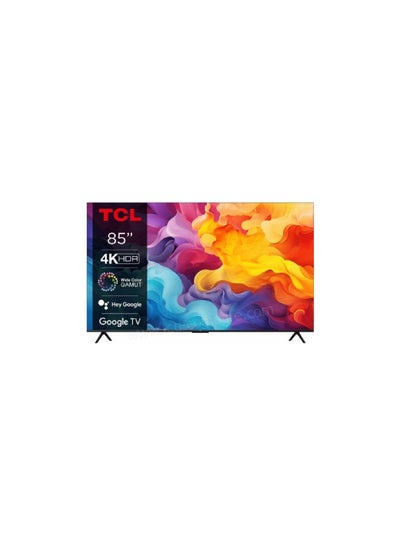 Buy 85 Inch 4K UHD HDR10+ Google TV, (2024), 60HZ, Built in receiver - 85V6B Brushed Titanium in Saudi Arabia