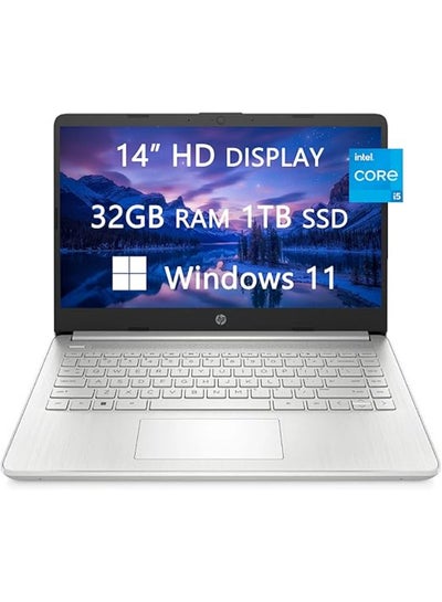 اشتري ‎14-dq2078wm كمبيوتر محمول بشاشة مقاس 14 بوصة، ومعالج Core i5-1135G7/ وذاكرة الوصول العشوائي سعة 32 جيجابايت/ومحرك أقراص SSD سعة 1 تيرابايت/وبطاقة رسومات Intel Iris XE/نظام التشغيل Windows 11 في الامارات