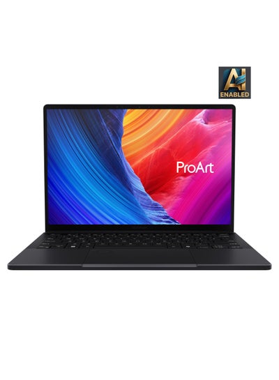 Buy ProArt PX13 AI Laptop With 13.3-Inch Display, AMD Ryzen AI R9-HX370 Processor/32GB RAM/2TB SSD/8GB NVIDIA GeForce RTX 4070 Graphics Card/Windows 11 Home with Copilot Key & Stylus Pen English/Arabic Nano Black in UAE