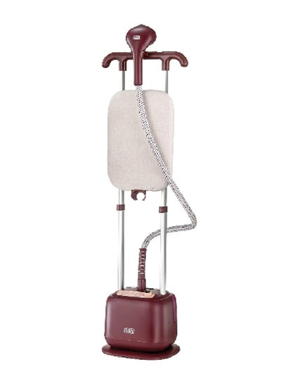 Buy 2400W Twin Pole Vertical Garment Steamer 2 L 2400 W GSTD2450-B5 Burgundy/White in UAE