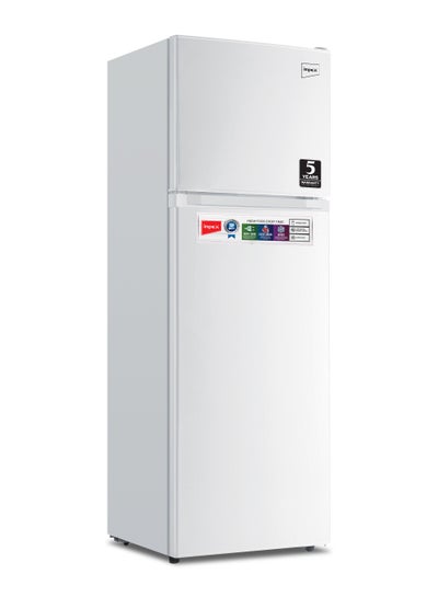 Buy Direct Cool Double Door Refrigerator Fast Cooling Fridge Freezer Energy Efficient And Silent Operation 355L 100 W IRF 290 White in Saudi Arabia