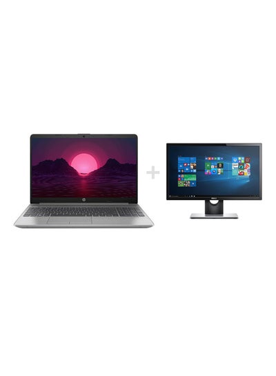 اشتري 255 G9 Laptop With 15.6-inch Full HD Display, Ryzen 7-5825U Processor/8GB RAM/256GB SSD/Windows 11/AMD Radeon Vega Graphics +E2216HV Monitor With 22 Inch Full HD English/Arabic Asteroid Silver في السعودية