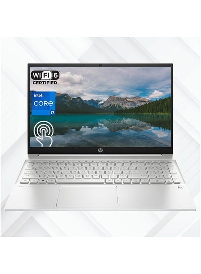 Buy Pavilion Laptop With 15.6-Inch Display, Core i7-1355U Processor/64GB RAM/2TB SSD/Intel Iris XE Graphics/Windows 11 Home English Silver in UAE