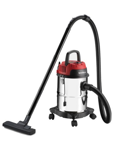 Buy Wet And Dry Stainless Steel Drum Vacuum Cleaner With Air Blowing Function 15 L 1300 W 806.101.007 Black/Red/Silver in Saudi Arabia