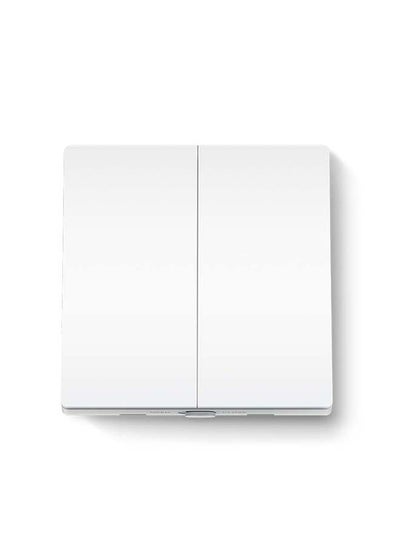 اشتري Tapo S220 Smart Light Switch, 2-Gang 1-Way White في الامارات