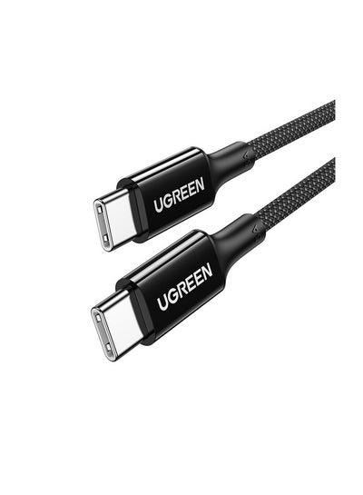 Buy UGREEN USB-C to USB-C Silicone Fast Charging Cable Black 1m 100W BLACL in Egypt