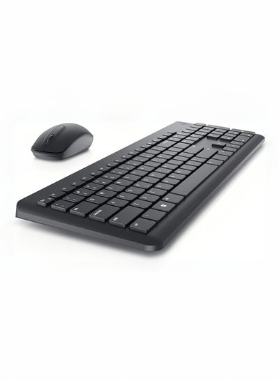 Buy KM3322W Wireless Keyboard And Mouse Black in UAE