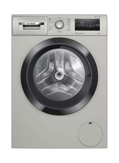 Buy Front Load Washing Machine Series 4 8kg 140 kW WAN28283SA Silver in Saudi Arabia