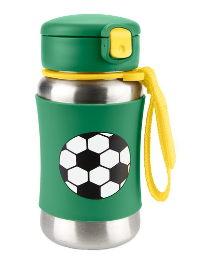 Buy Spark Style SS Straw Bottle - Football in Saudi Arabia