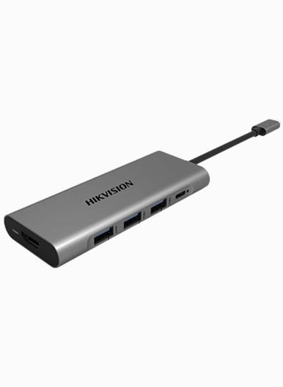 اشتري USB C Hub 5 in 1, 3 Port USB 3.0, HDMI 4K@30Hz, USB-C PD 100W silver في مصر