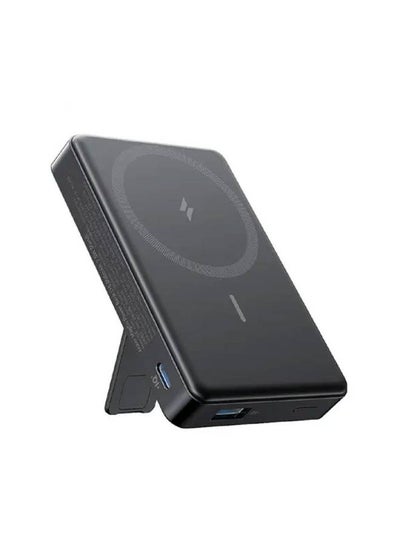 Buy 10000 mAh 633 Magnetic Battery, 10,000mAh Foldable Wireless Portable Charger, 20W USB-C Power Delivery Power Bank with Stand, Magsafe-Compatible for iPhone 15/14/13/12 Series Black in UAE