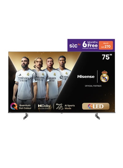 اشتري تلفزيون QLED ذكي 4K مقاس 75 بوصة 60 هرتز HDMI 3 USB2 في الامارات