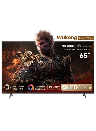 Buy 65 Inch 4K UHD Full Array Local Dimming Smart TV | QLED | AI Sport Mode | Smooth motion | DTS | 144HZ | Game Mode Pro | Built in receiver | Voice control | Dolby Vision | Dolby Atmos | Airplay | Built in Subwoofer - 65Q7N Black in UAE