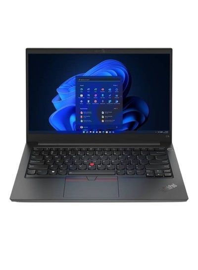 Buy ThinkPad E14 Laptop With 15.6-inch Full HD Display, Core i5-1235U Processor/8GB RAM/256GB SSD/Windows 10/Intel Iris Xe Graphics English/Arabic Black in Saudi Arabia