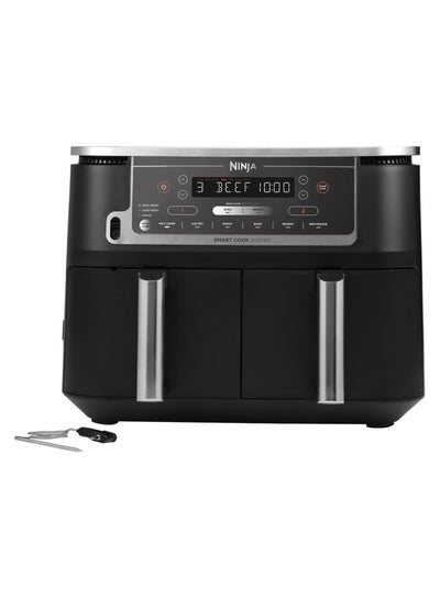 Buy Foodi Max Dual Zone Air Fryer With Smart Cook System | 9.5L | 2 Drawers | 6 Functions | SYNC And Match Features | Dishwasher Safe | 9.5 L 2470 W AF451 Black in UAE